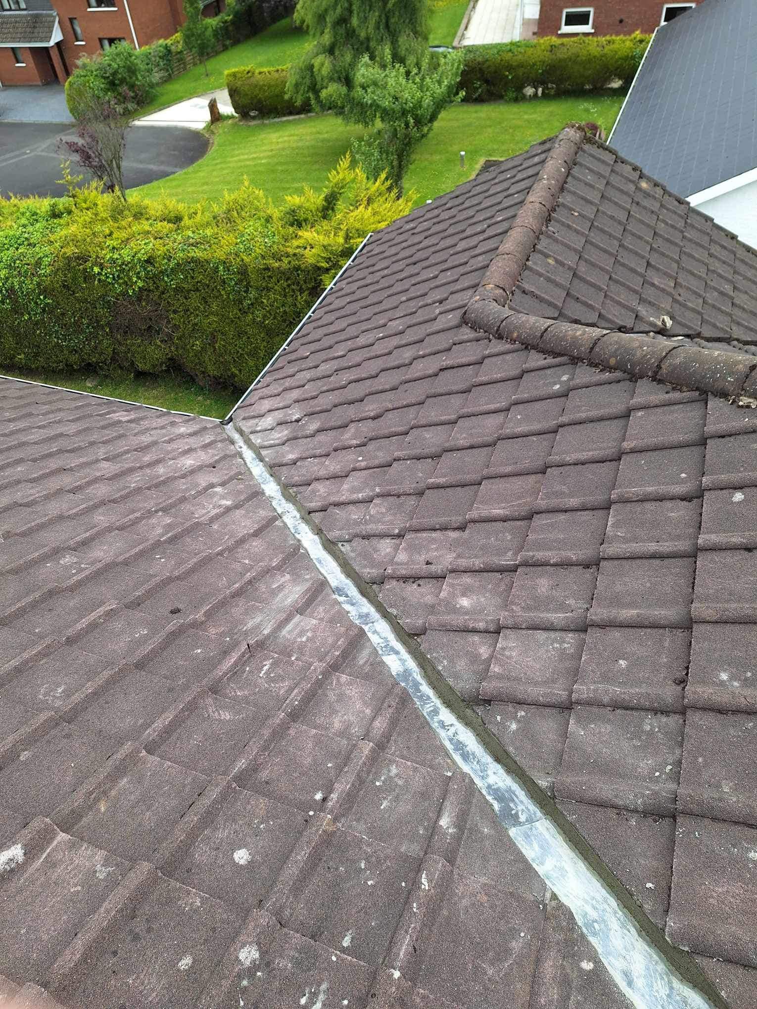 Roof tile replacement services by WJV Property Services