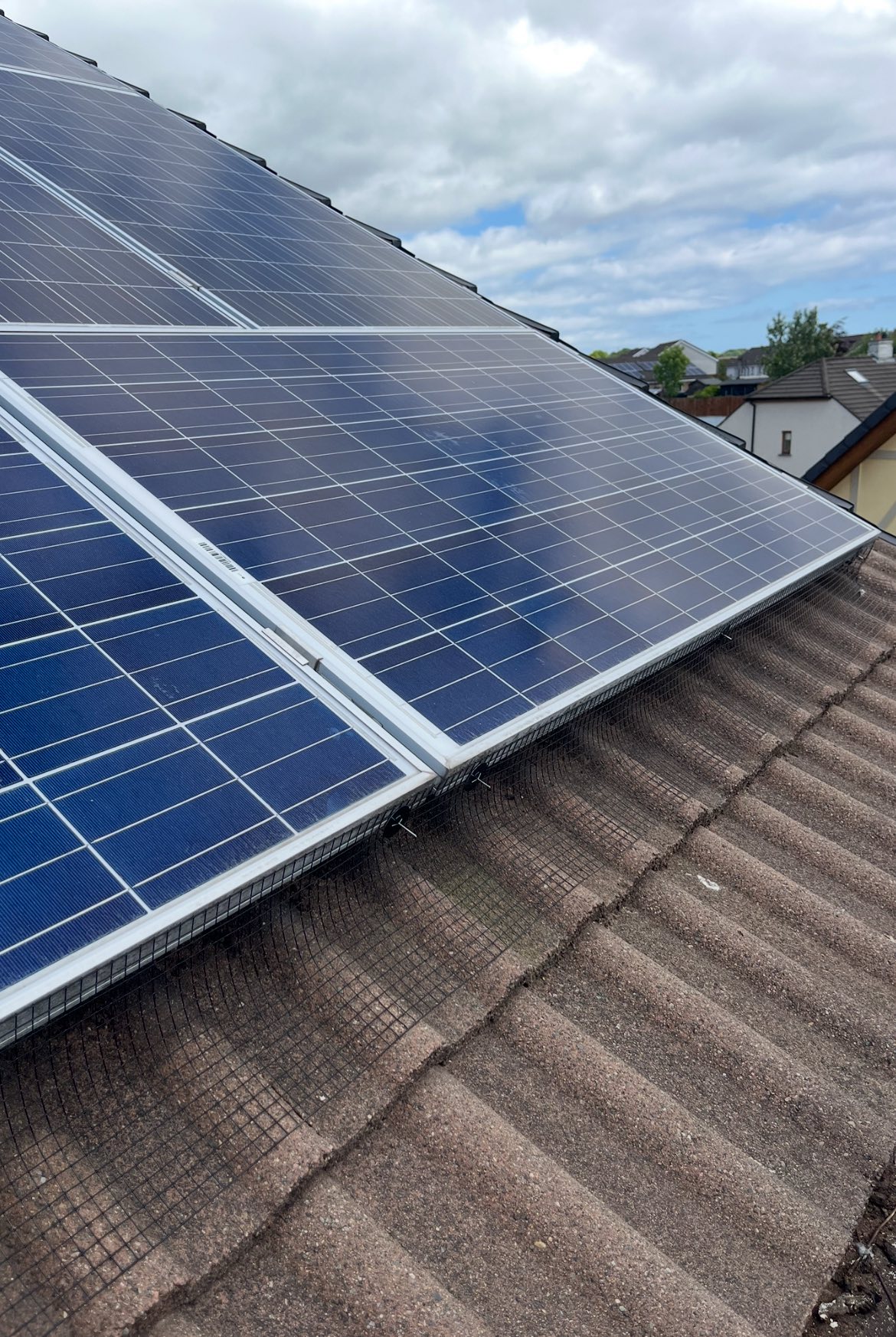 Solar mesh installation in Derry/Londonderry